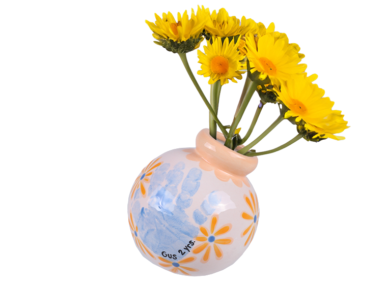 Bisque Tilted Ball Vase (Case of 6)