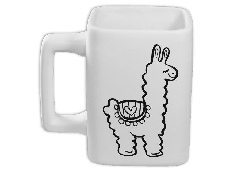 Bisque Fluffy Llama Mug (Case of 4)