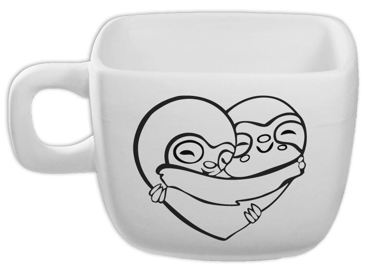 Bisque I Heart Sloths Mug (Case of 4)