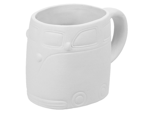 Bisque Hippie Van Mug (Case of 6)