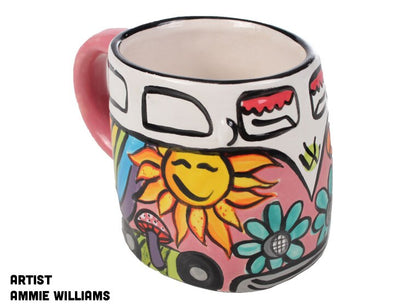 Bisque Hippie Van Mug (Case of 6)