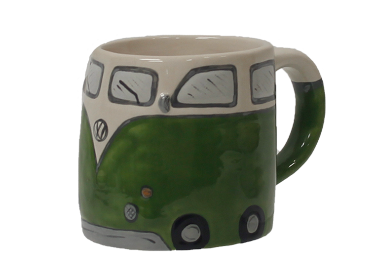 Bisque Hippie Van Mug (Case of 6)