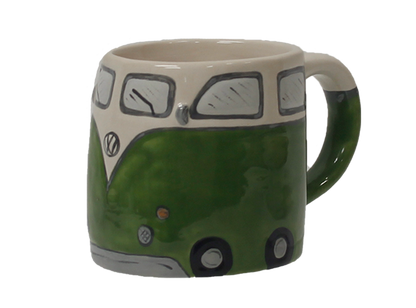 Bisque Hippie Van Mug (Case of 6)