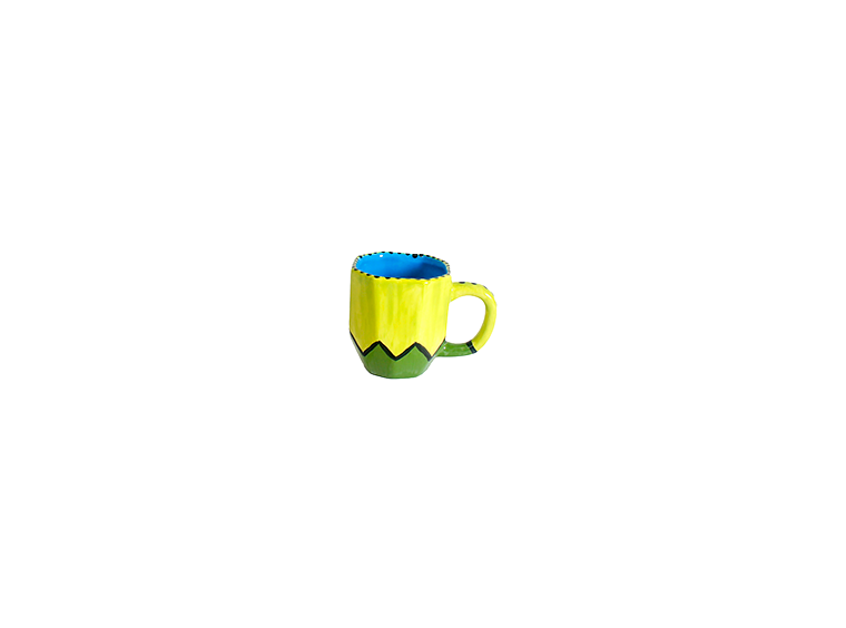 Bisque Faceted Mug (Case of 6)