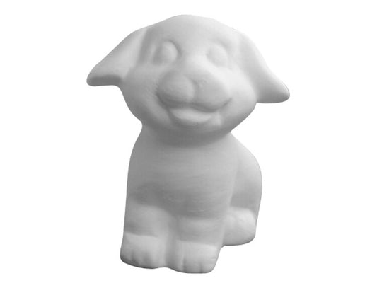 Bisque Sitting Dog (Case of 8)