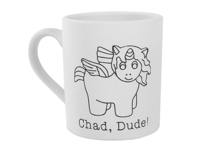 Bisque Chad, Dude! Mug (Case of 12)