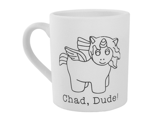 Bisque Chad, Dude! Mug (Case of 12)