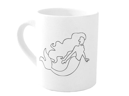 Bisque Mermaid Mug (Case of 12)