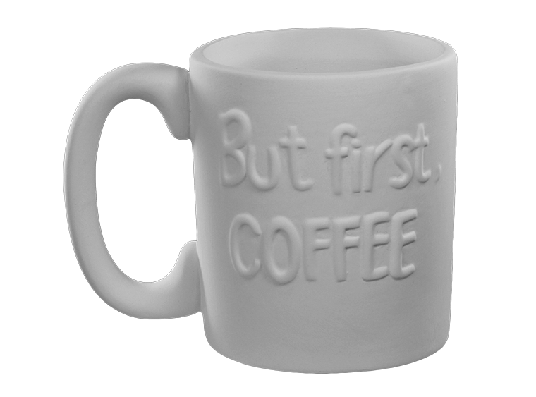 Bisque But First, Coffee Mug (Case of 6)
