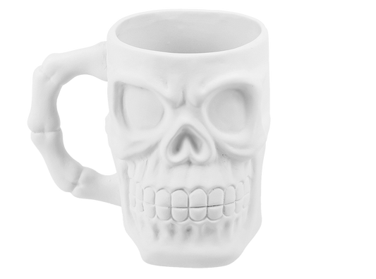 Bisque Skull Stein (Case of 4)