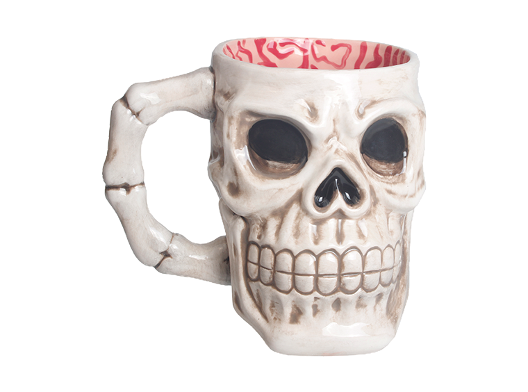 Bisque Skull Stein (Case of 4)
