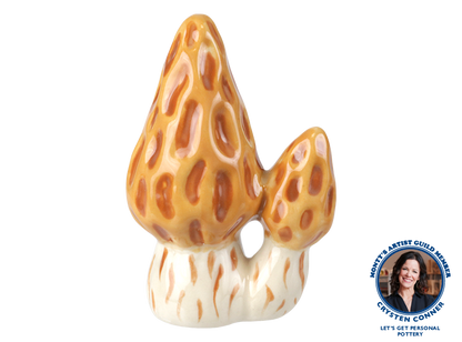 Bisque Morel Mushroom Mighty Tot (Case of 12)