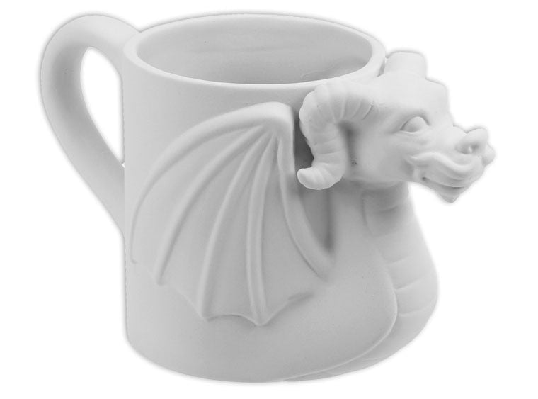 Bisque Dragon Mug (Case of 4)