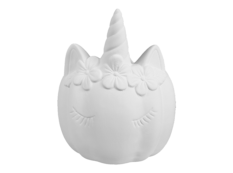 Bisque Large Unicorn Pumpkin (Case of 4)