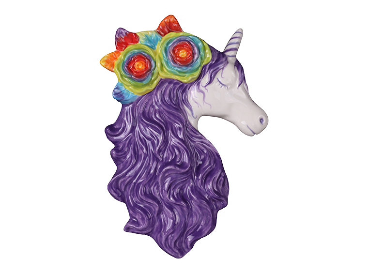 Bisque Sophia The Unicorn Plaque (Case of 4)