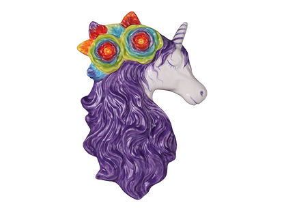 Bisque Sophia The Unicorn Plaque (Case of 4)