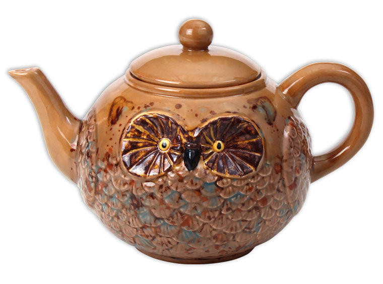 Bisque Owl Teapot (Case of 1)