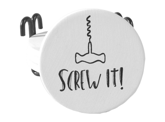Bisque Screw It Coaster Set (Case of 1)