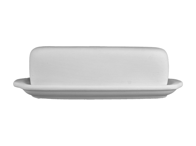 Bisque Single Butter Dish (Case of 3)