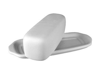 Bisque Single Butter Dish (Case of 3)