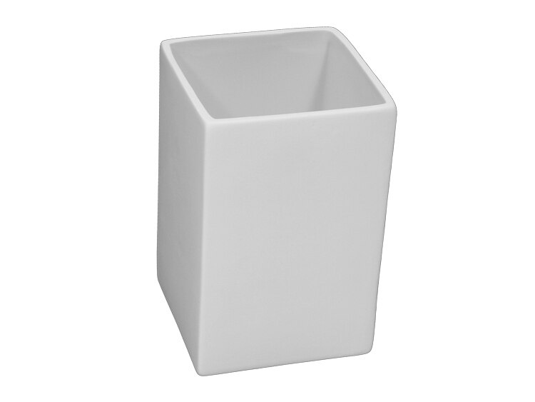 Bisque Square Utensil Holder (Case of 2)