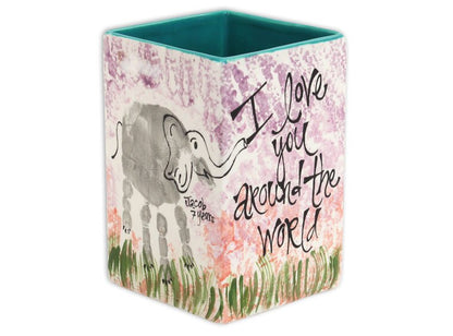 Bisque Square Utensil Holder (Case of 2)