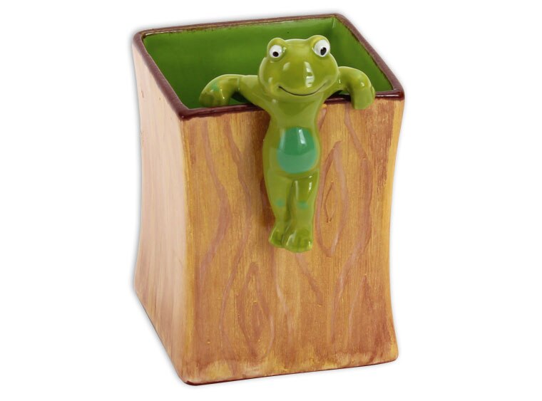 Bisque Square Utensil Holder (Case of 2)