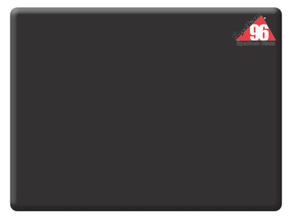 6" Square Black Opalescent - Pack Of 4 (Case of 4)