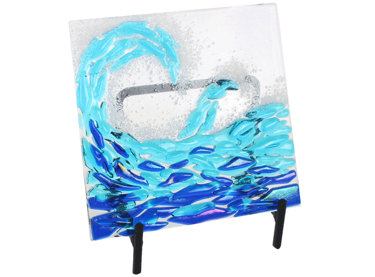 6" Square Clear Ice Transparent - Pack Of 4 (Case of 4)