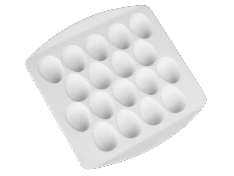 Bisque Square Egg Tray (Case of 4)