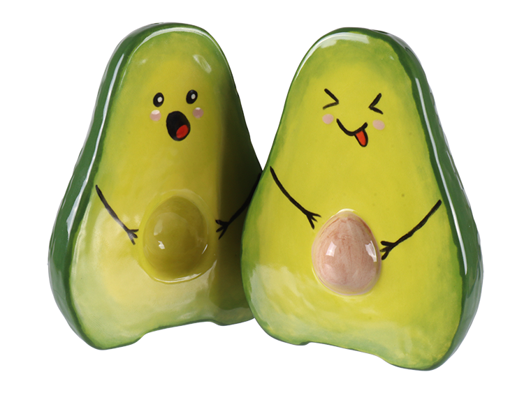 Bisque Avocado Salt & Pepper (Case of 6)