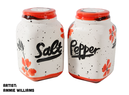 Bisque Mason Jar Salt And Pepper Set (Case of 4)