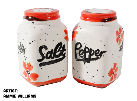 Bisque Mason Jar Salt And Pepper Set (Case of 4)