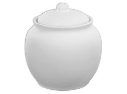 Bisque Traditional Sugar Pot (Case of 4)