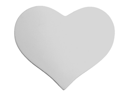Bisque Heart Trivet (Case of 6)