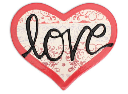 Bisque Heart Trivet (Case of 6)