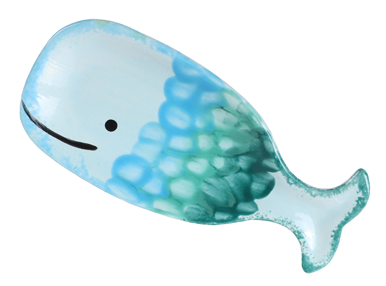 Bisque Baby Whale Spoon Rest (Case of 12)