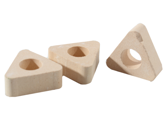 ½" Triangle Kiln Post (Case of 1)