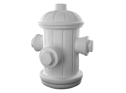 Bisque Fire Hydrant Jar (Case of 1)
