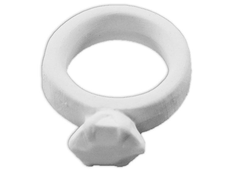 Bisque Diamond Ring (Case of 12)
