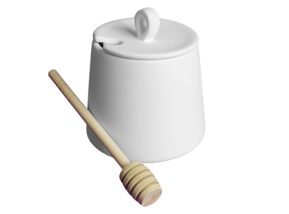 Bisque Honey Pot (Case of 6)