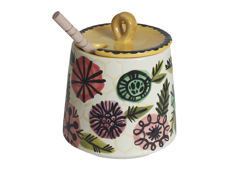 Bisque Honey Pot (Case of 6)