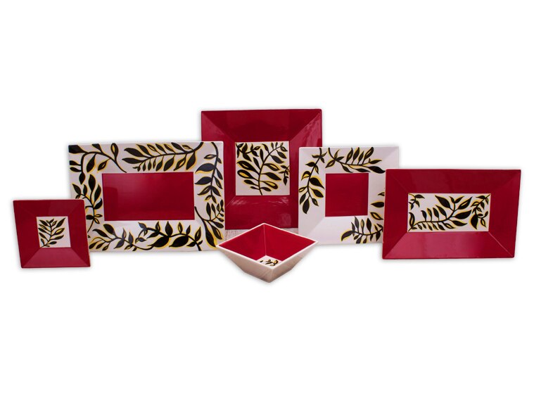 Bisque Roma Rectangle Large (Case of 4)