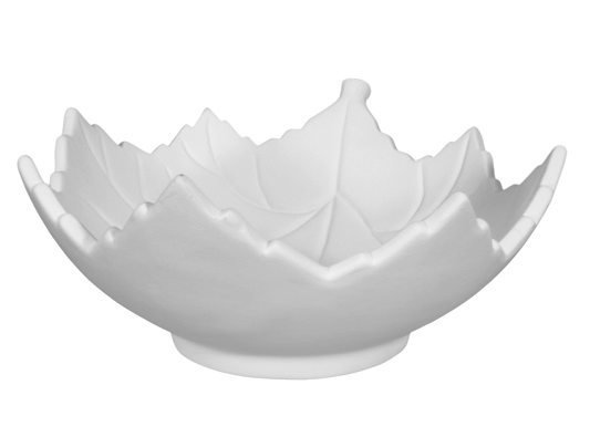 Bisque Leaf Bowl (Case of 4)