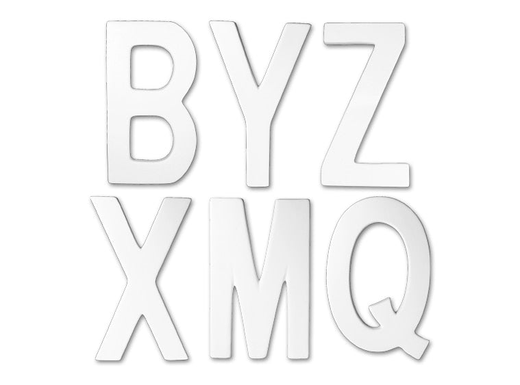 Bisque 8" Letters Set A-Z (Case of 1)