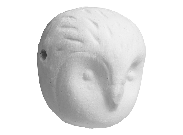Bisque Owl Bead (Case of 20)