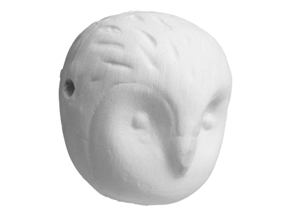 Bisque Owl Bead (Case of 20)