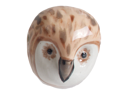 Bisque Owl Bead (Case of 20)