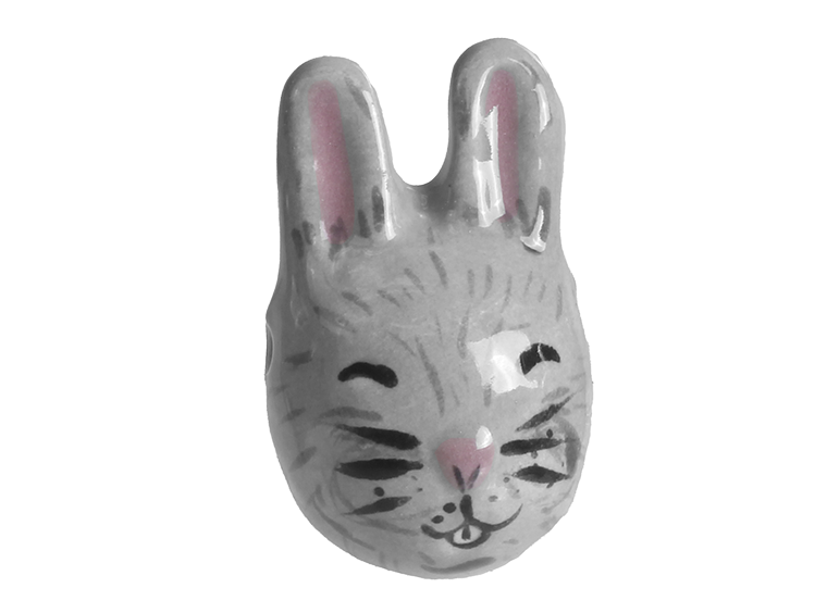 Bisque Bunny Bead (Case of 20)