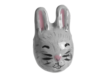 Bisque Bunny Bead (Case of 20)